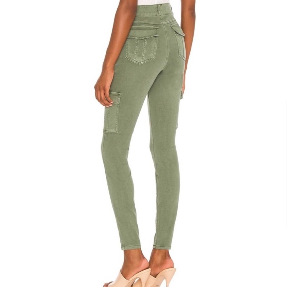 SPANX Olive Green Cargo Pants - Picture 3 of 10